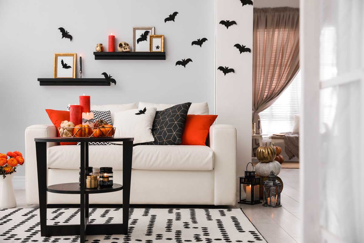 Décorer votre intérieur pour Halloween.