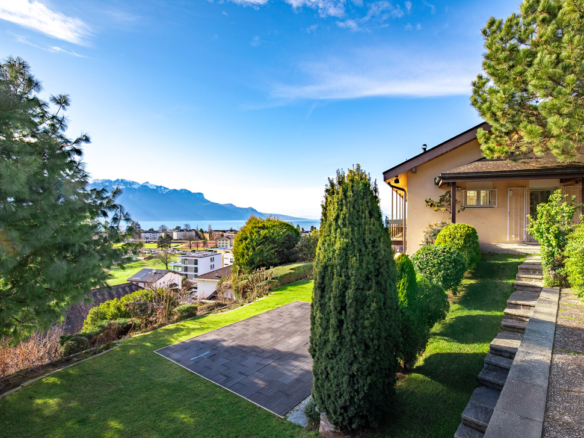 Jardin paysager avec vue imprenable