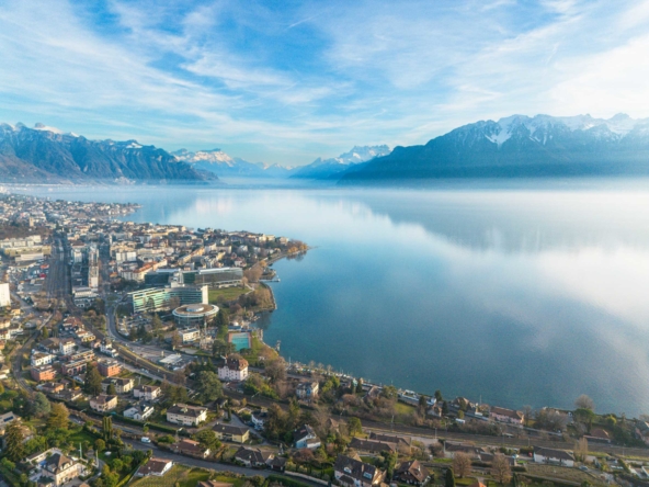 Corseaux entre lac et montagnes