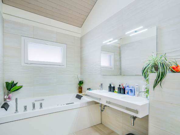 Salle de bain design à Bournens