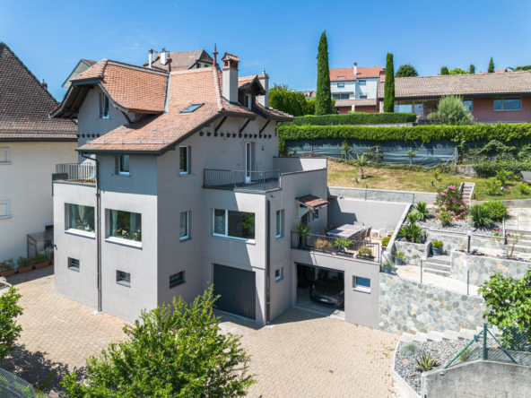 Façade de la villa à St-Légier