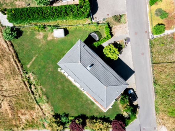 Maison avec jardin à Blonay – vue aérienne