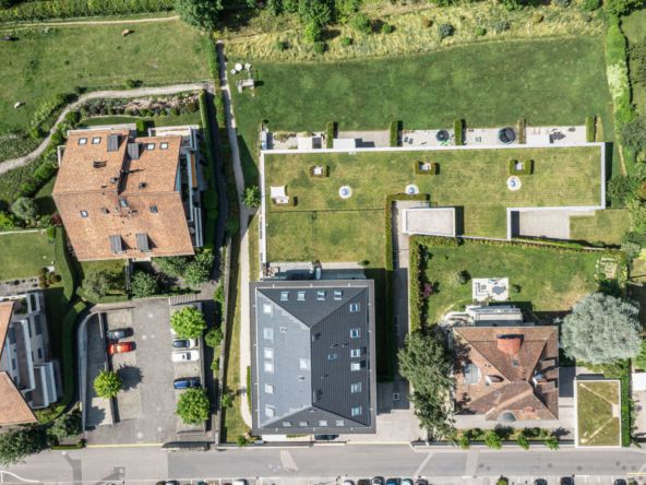Vue aérienne à Saint-Légier