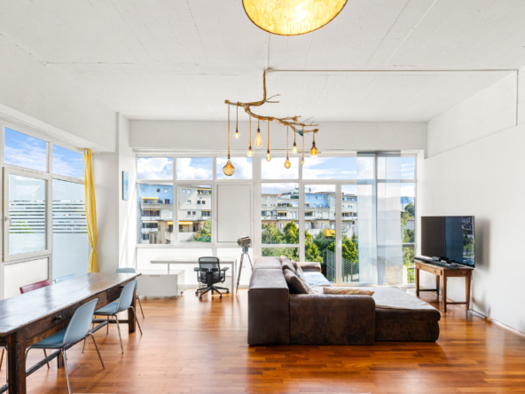 Salon du loft à Lausanne