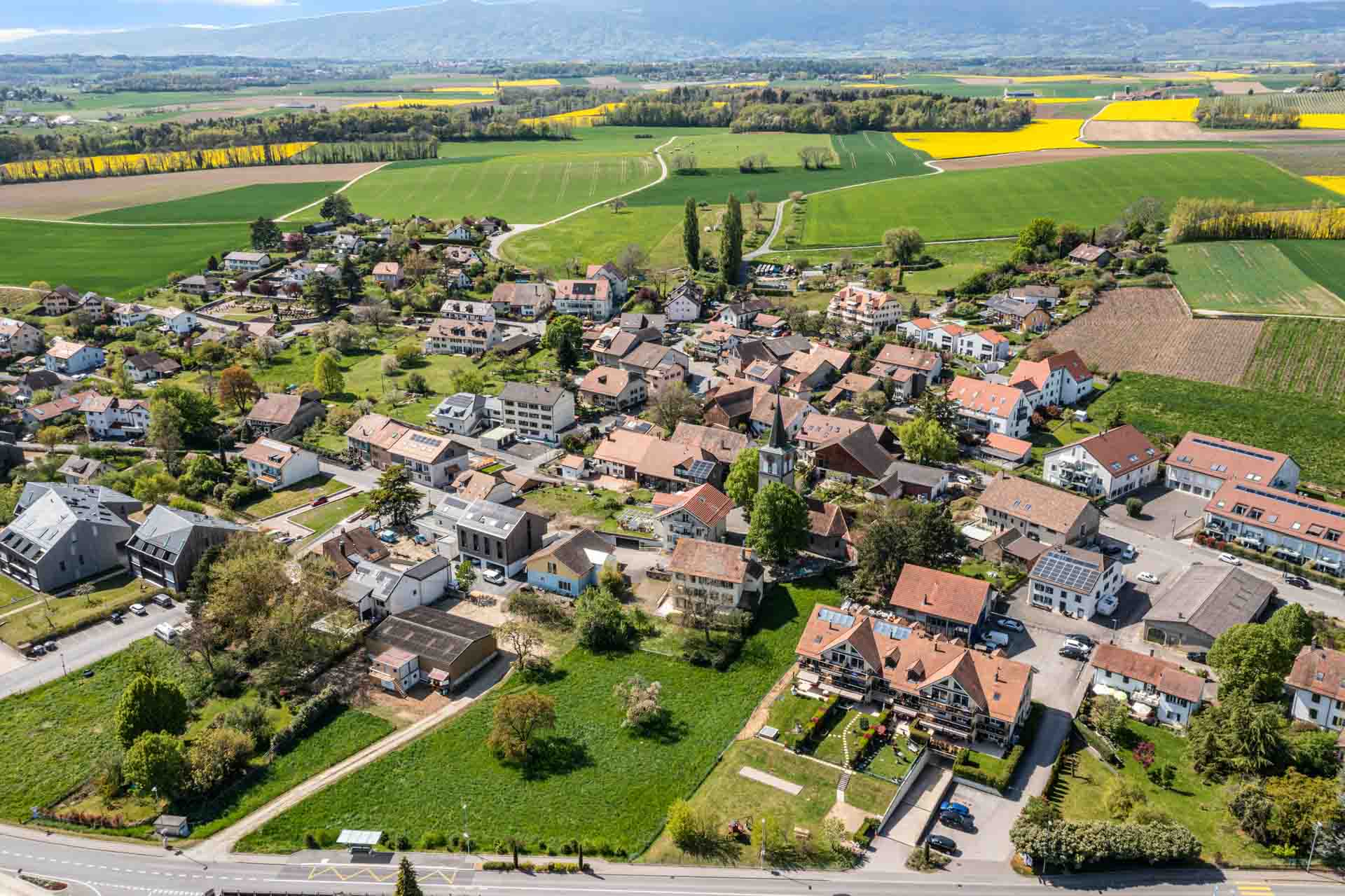 Vue du village vue village Gollion immobilier environnement résidentiel