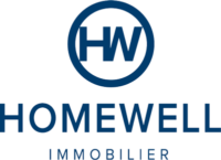 Agence immobilière Lausanne Vaud Homewell Homewell agence immobiliere lausanne morges logo bleu